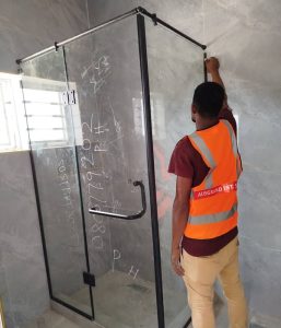 Shower Cubicles Installed @ Reef Court Estate Port Harcourt 10